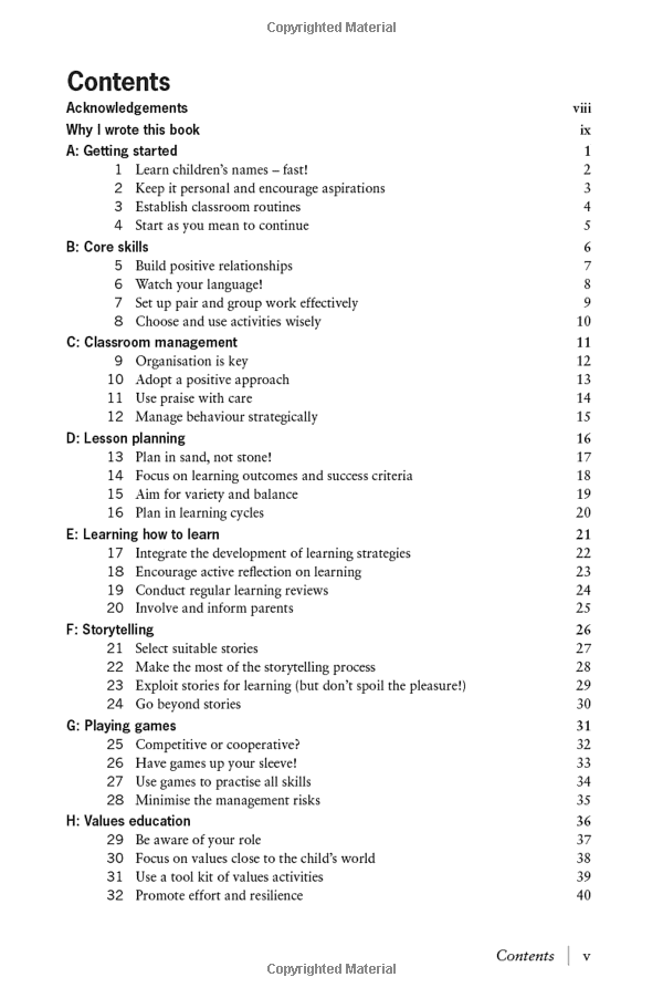 Carol Read’s 101 Tips For Teaching Primary Children - Pocket Editions