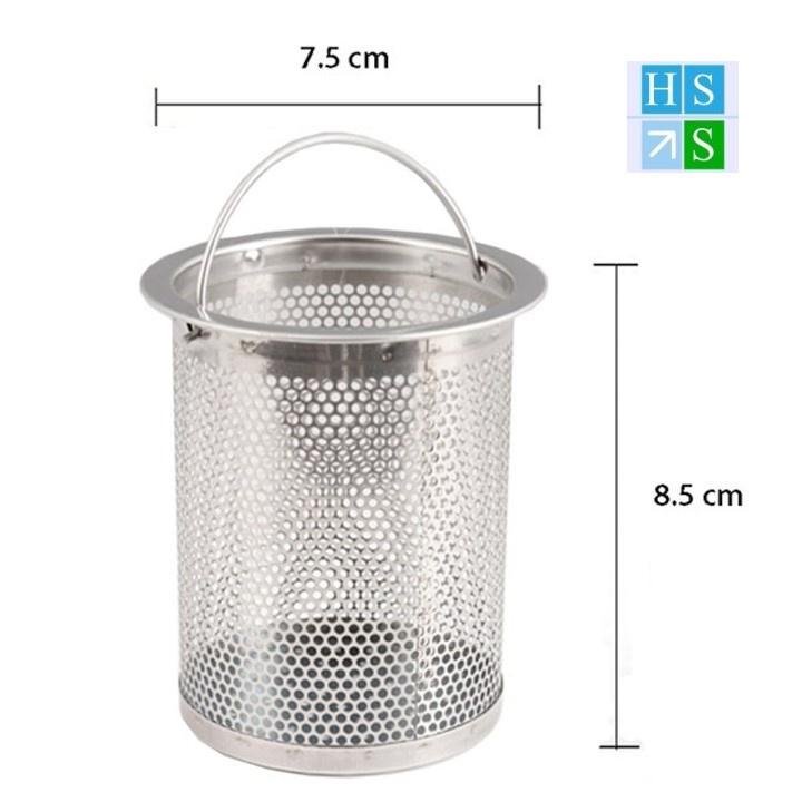 Bộ lọc rác bồn rửa chén bát bằng inox dễ dàng thay thế cho gia đình -