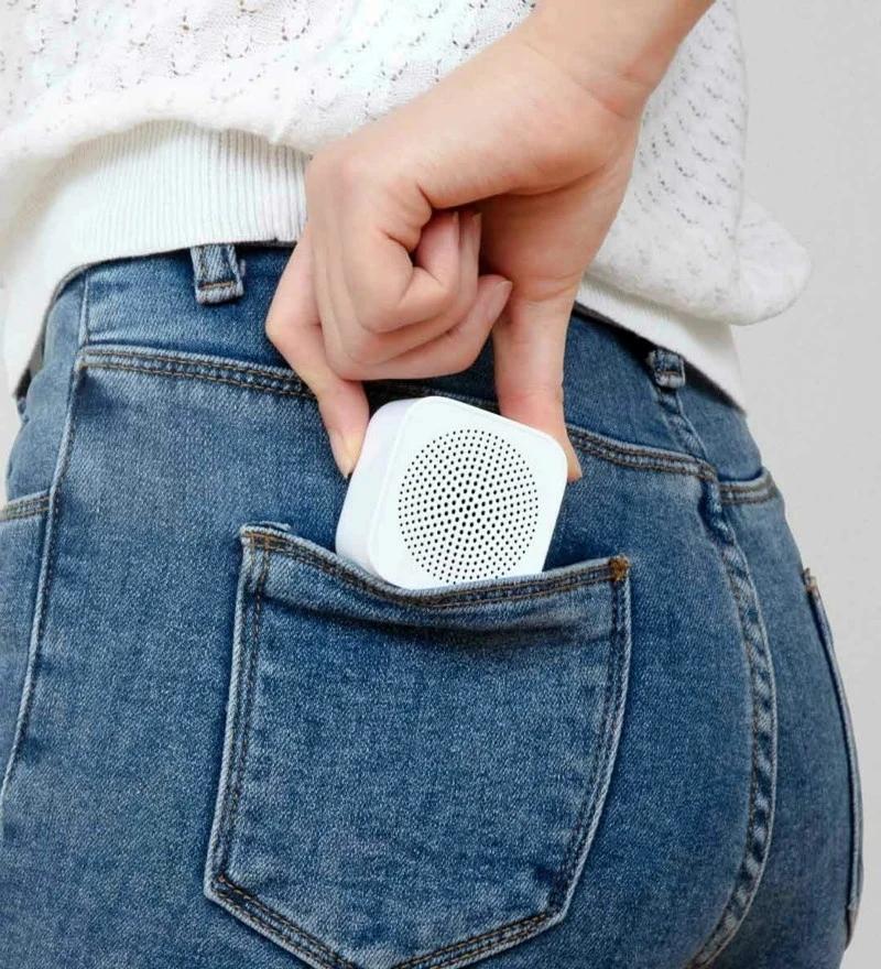 2023 Loa Bluetooth di động Xiaomi Âm thanh nổi vòm Mini Loa không dây ngoài trời Hộp âm thanh có micrô cuộc gọi Trình phát âm thanh Màu sắc: Trắng Tiêu chuẩn