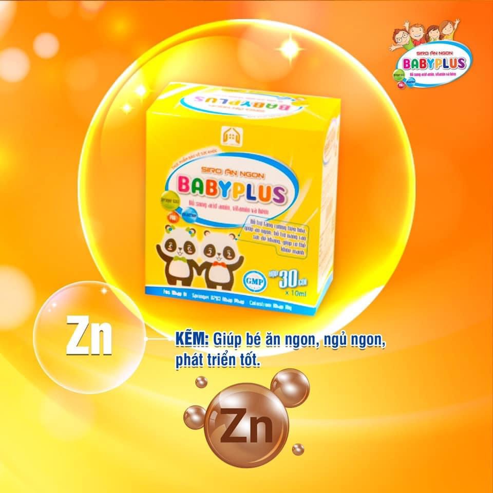 (COMBO 5 HỘP) SIRO ĂN NGỦ NGON BABYPLUS-GIÚP BÉ ĂN NGON NGỦ NGON CẢI THIỆN CÂN NẶNG-CẢI THIỆN TÁO BÓN-CẢI THIỆN GIẤC NGỦ