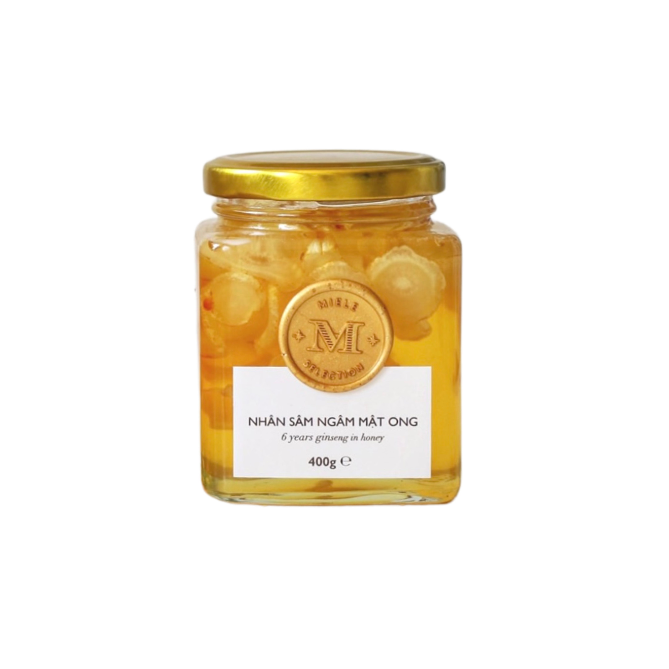 Nhân Sâm Ngâm Mật Ong Miele 400g