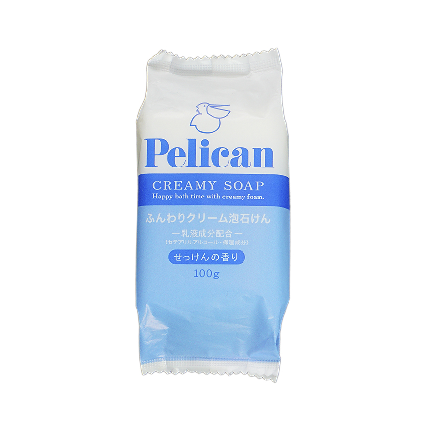 Xà Phòng Tắm Cấp Ẩm Chiết Xuất Dầu Cọ Pelican Creamy Soap (100g)