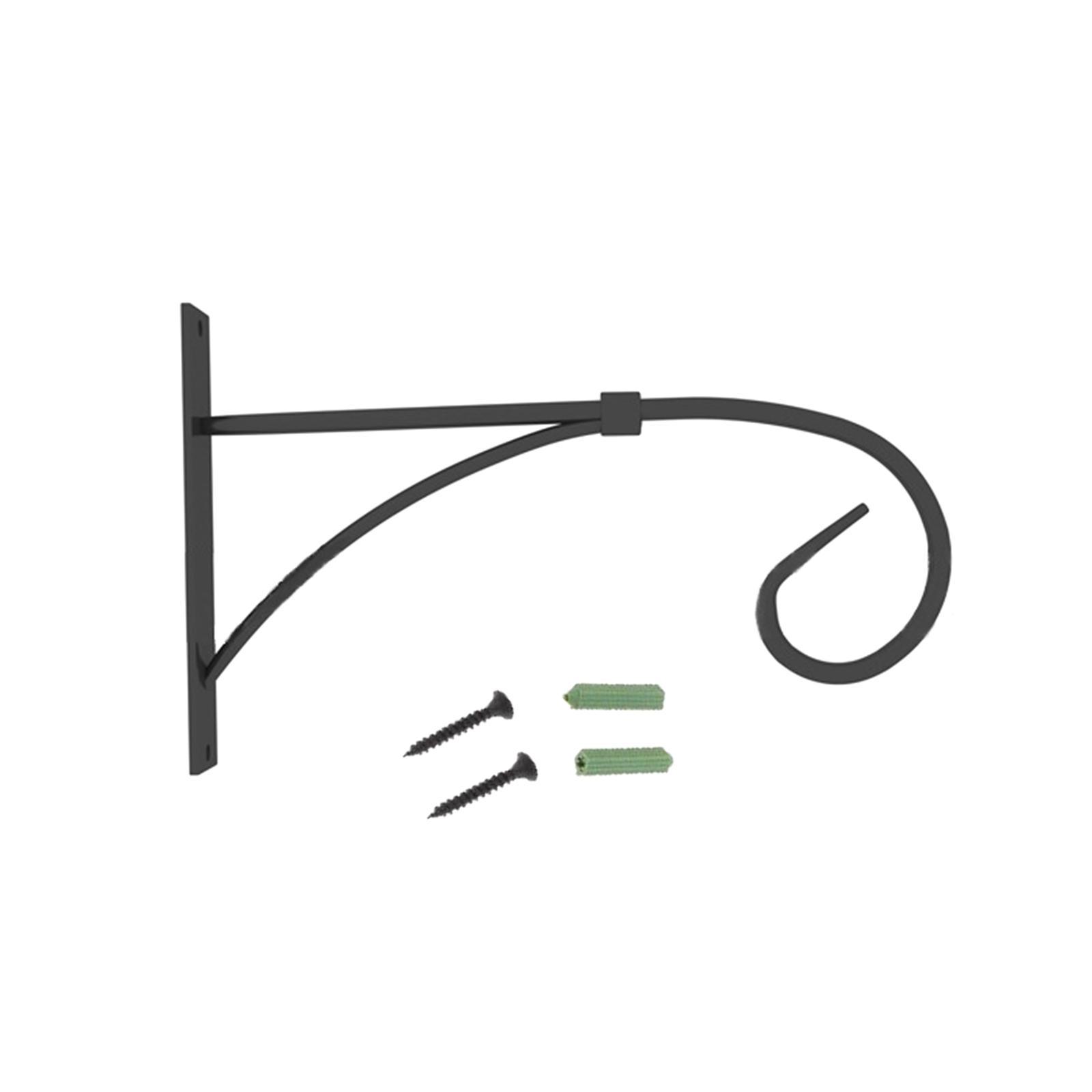 Hanging Basket Bracket Stylish Hanging Plant Bracket for Outdoor Garden