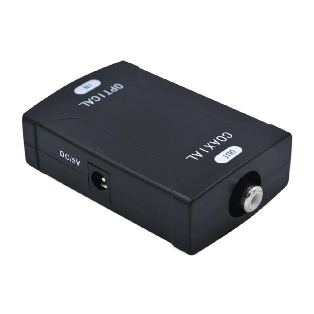 Input to RCA Coaxial RCA Coaxial Audio Signal - Digital Optical Signal Converter Adapter Converter