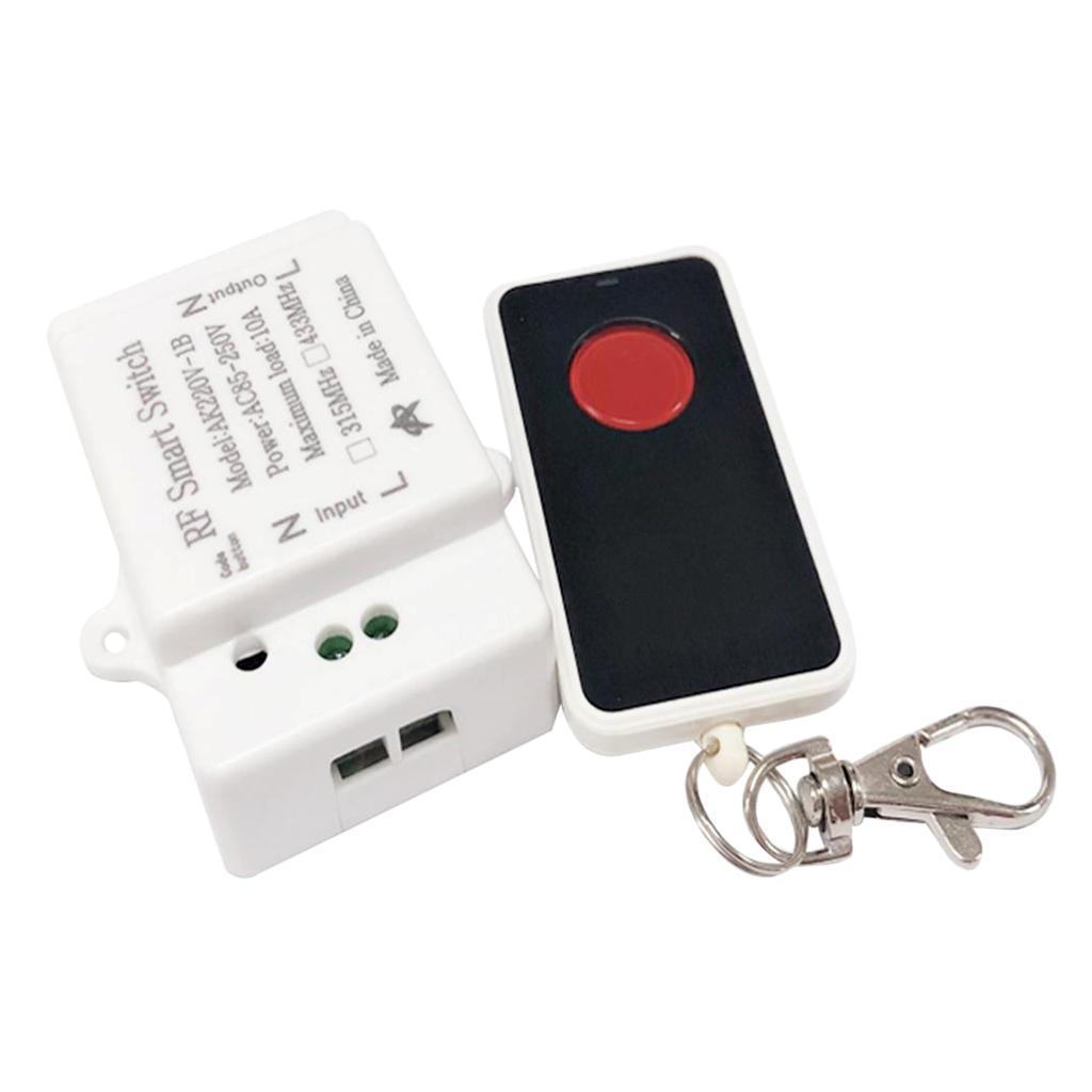AC85-250V 433HMz RF Wireless Remote Control Light on/OFF Relay Switch Set