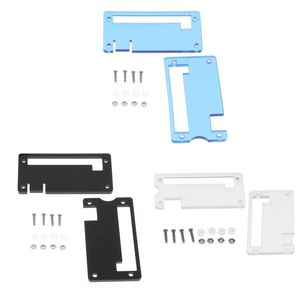 Acrylic Case Protective Enclosure Cover for Raspberry Pi Black