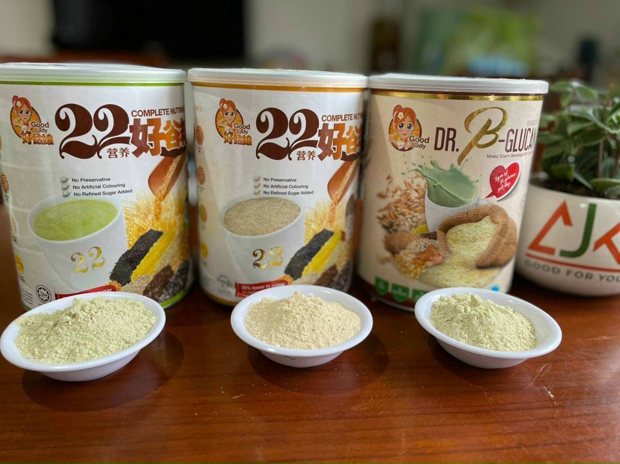 Bột ngũ cốc dinh dưỡng Good Lady Singapore - Dành cho người tiểu đường hoặc ăn kiêng - 22 Nutrimix Complete Glucan
