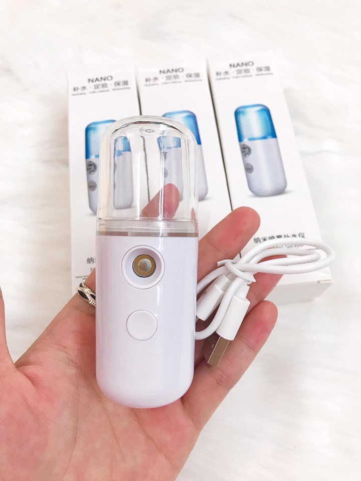 Máy Xịt Khoáng- Xông Hơi Cầm Tay MiNi Tiện Lợi