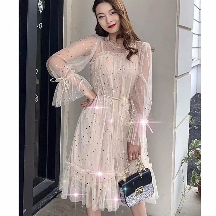 ️Đầm,Váy Công Chúa BlingBling Ngàn Sao
