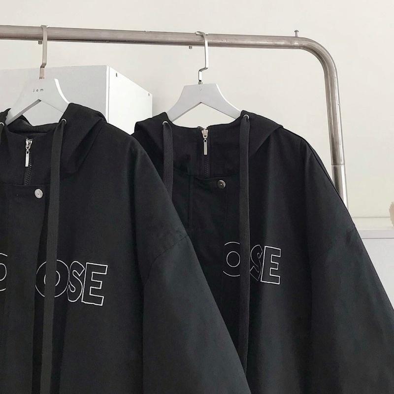 Áo khoác dù CHOOSE Jacket 2 Lớp Unisex (Ảnh thật/Có Sẵn)_Unisex