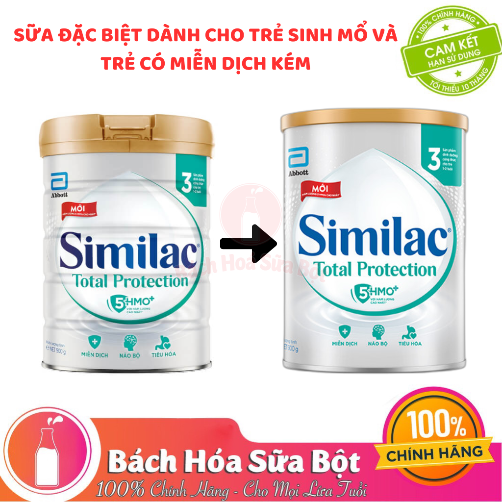 Sữa bột Abbott Similac Total Protection 3 (900g)