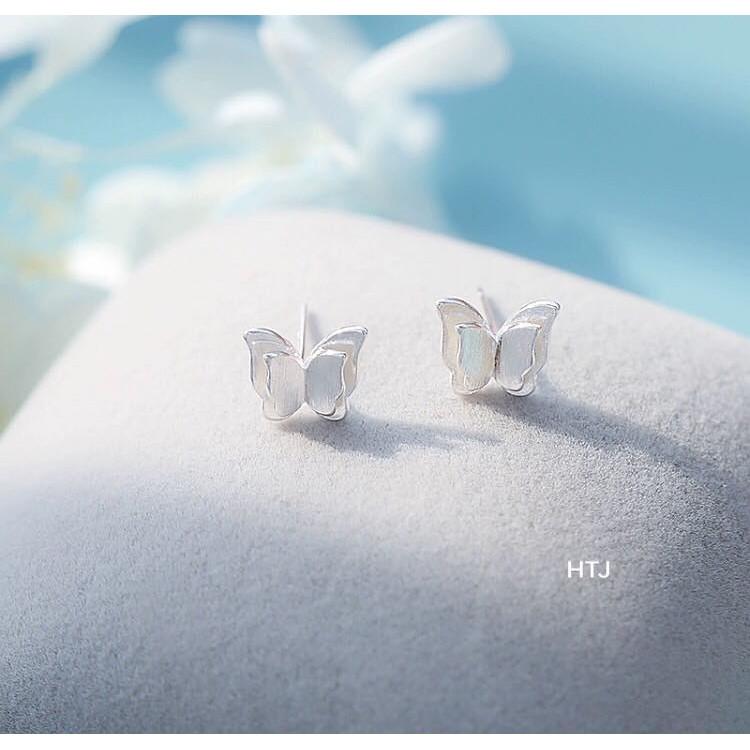 Bông tai bạc hình bướm MS45