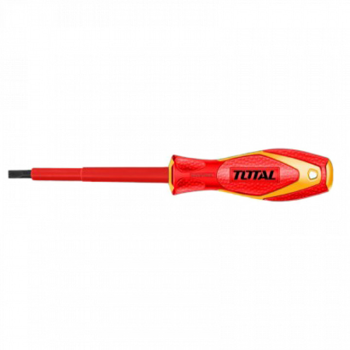 Tua vít dẹp cách điện SL4.0×100 Total THTIS4100