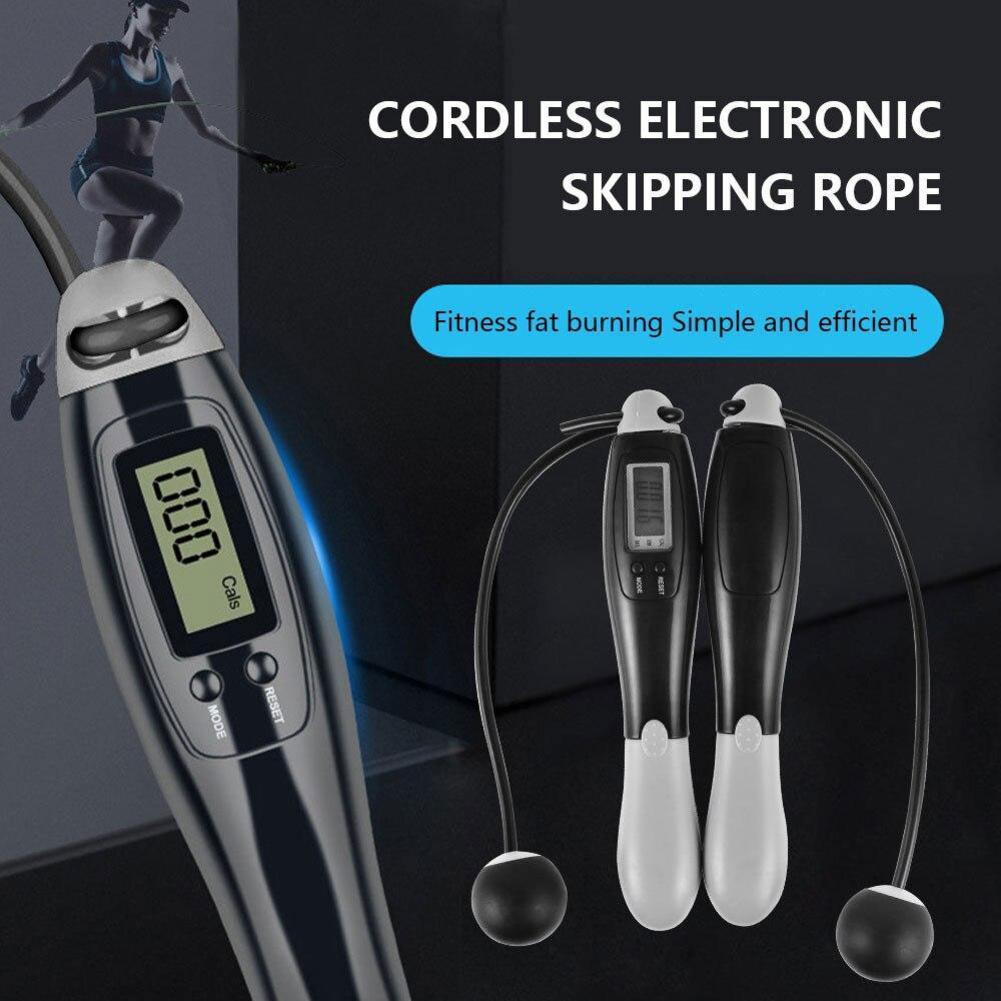 Điện Tử Đếm Nhảy Dây Thông Minh Nhảy Dây Có Màn Hình LCD Tốc Độ Đếm Bỏ Qua Phản Excersise Thiết Bị