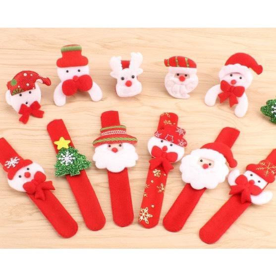 ĐỒNG HỒ VÒNG ĐEO TAY CHO BÉ CHỦ ĐỀ NOEL HÌNH ÔNG GIÀ NOEL NGƯỜI TUYẾT TUẦN LỘC QUÀ TẶNG NOEL NGÀY GIÁNG SINH