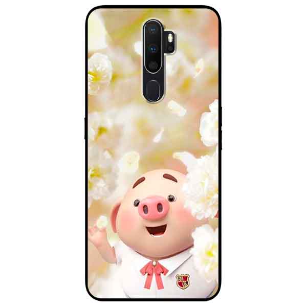Ốp lưng in cho Oppo A9 2020 Mẫu Heo Ăn