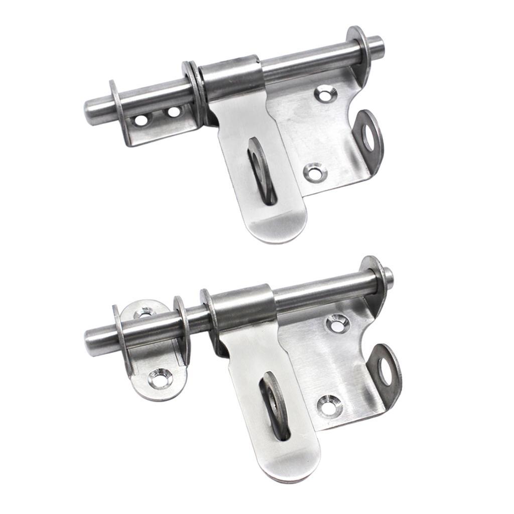 Stainless Steel Door    Sliding Lock
