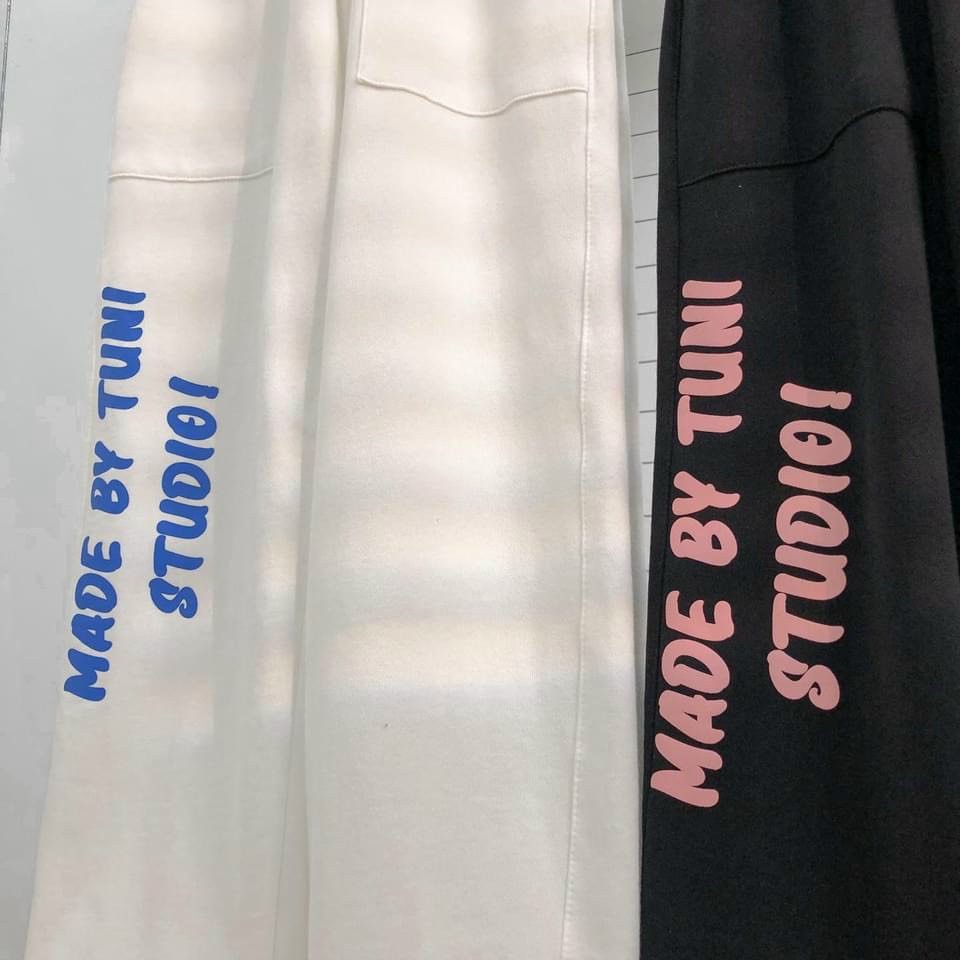 Quần nỉ ống suông thời trang thể thao nam nữ MADE BYTUNI