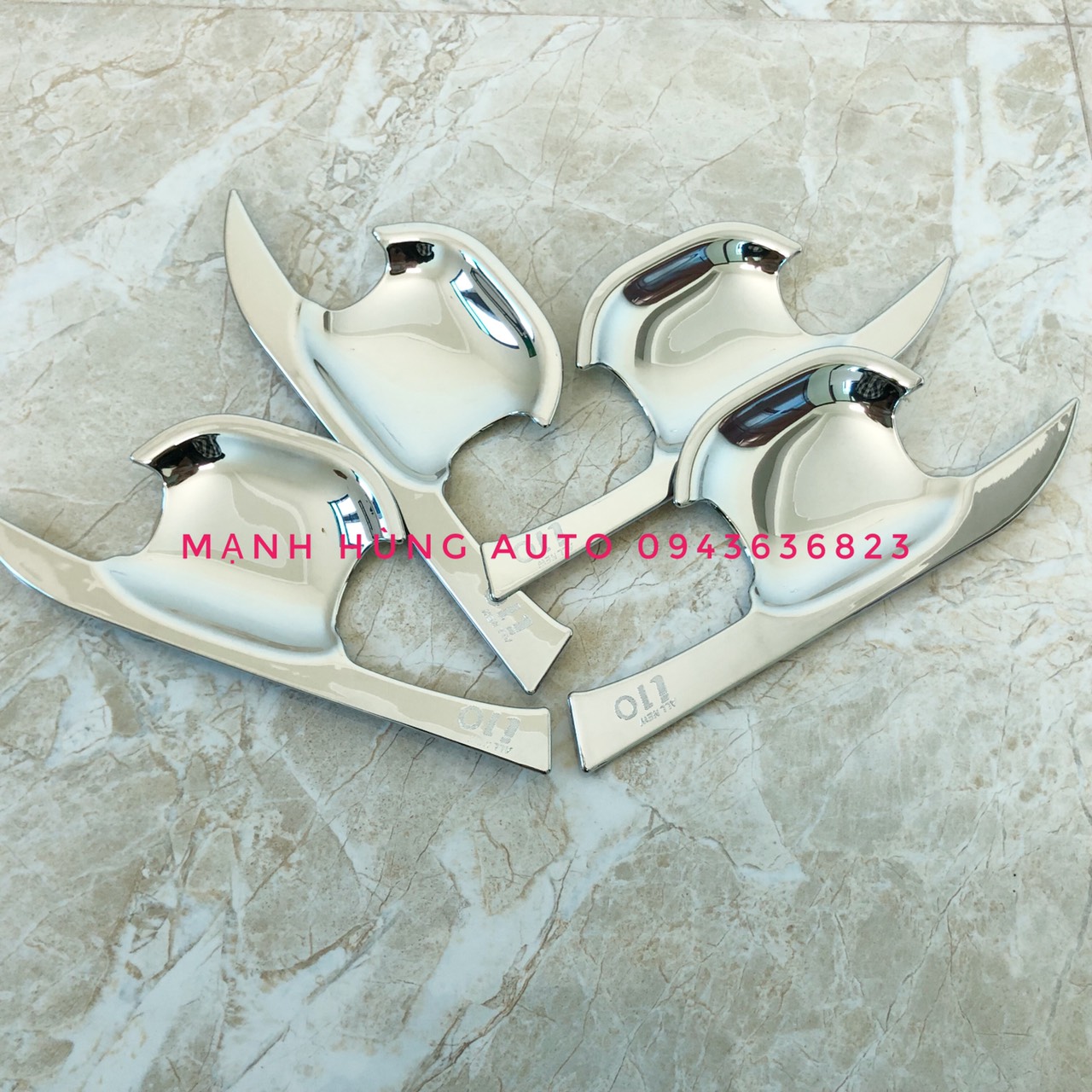 Huyndai Grand I10 2021, ỐP HÕM, CHÉN CỬA XE MẠ CROM