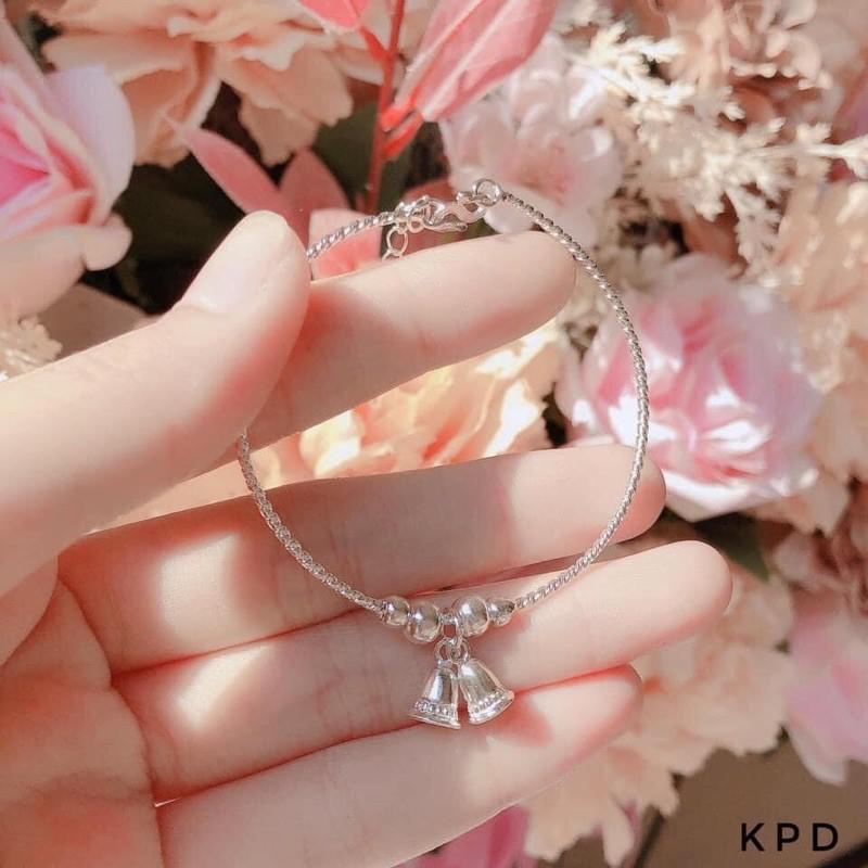 VÒNG TAY BẠC TA - VÒNG TAY TREO CHUÔNG XINH XẮN -