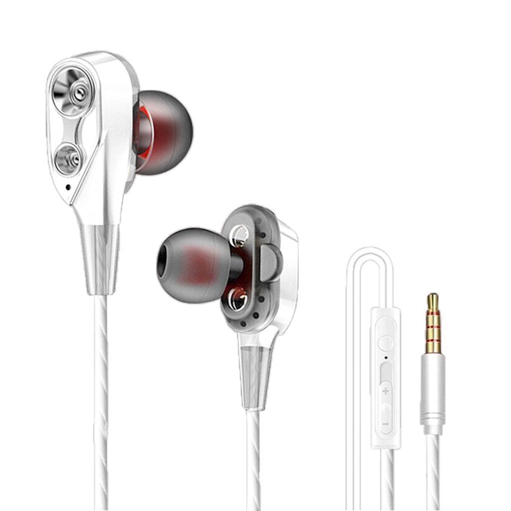 EarPhone In Ear Stereo Headset Headphone Earbud Universal 3.5mm White