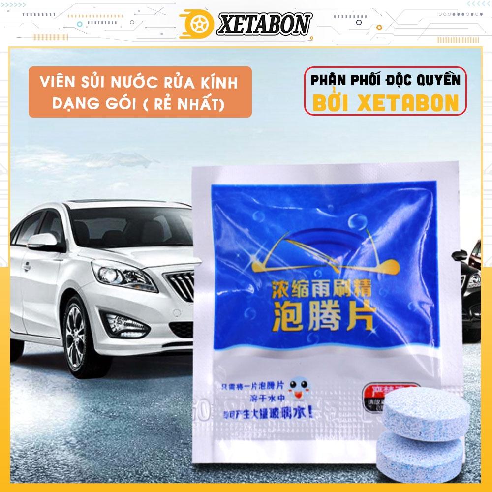 Viên Sủi Nước Rửa Kính Ô Tô Dạng Gói Siêu Sạch , Siêu Rẻ