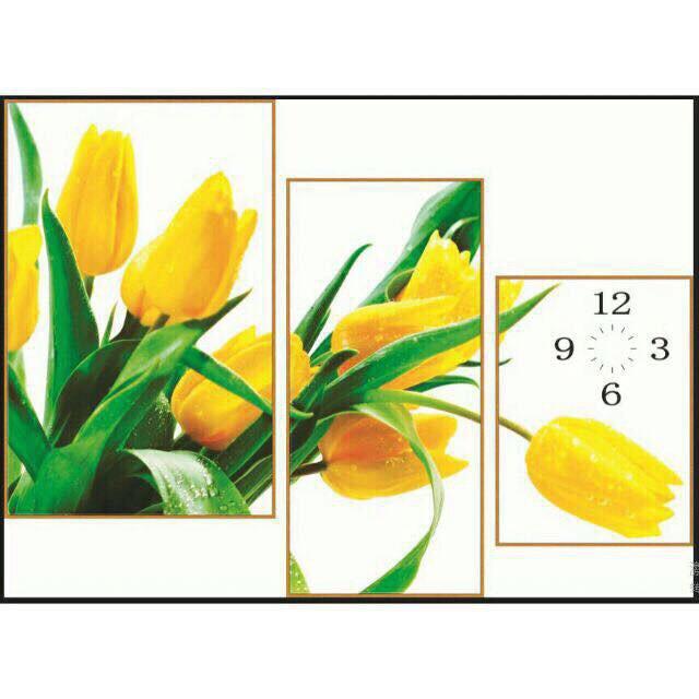 Tranh đính đá ĐH hoa tulip vàng 88683