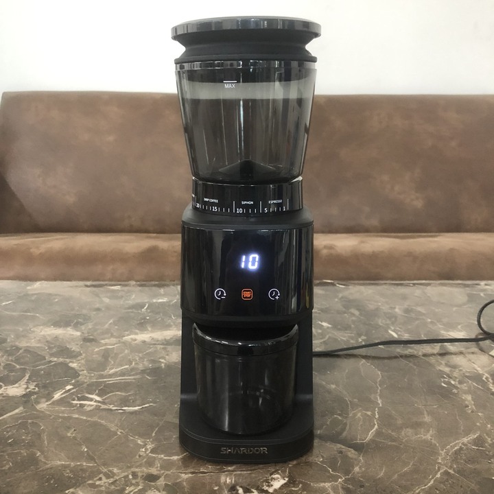 Máy xay hạt cà phê Espresso cao cấp Shardor BDCJ015 có Bảng điều khiển kỹ thuật số - Tích hợp 31 chế độ xay hạt cà phê - HÀNG NHẬP KHẨU