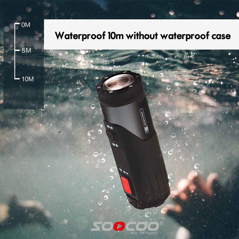 Camera Hành Động Chống Nước 4K WiFi Mũ Bảo Hiểm Video Camera Cho Xe Máy Xe Đạp Xe Đạp Mũ Bảo Hiểm Moto Máy Quay Thể Thao Cam SOOCOO S20