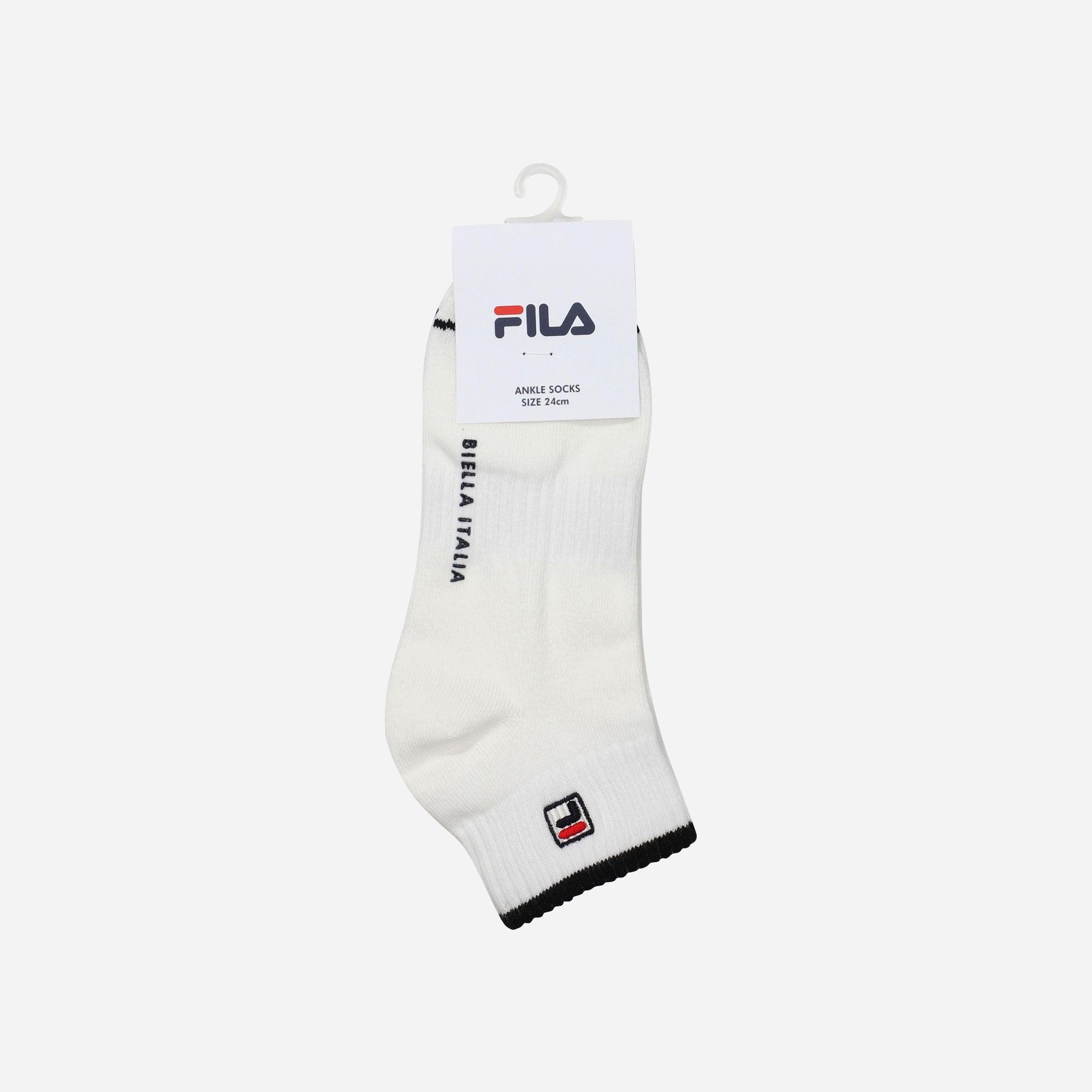 Vớ thể thao unisex Fila - FS3SCF5311X-OWH