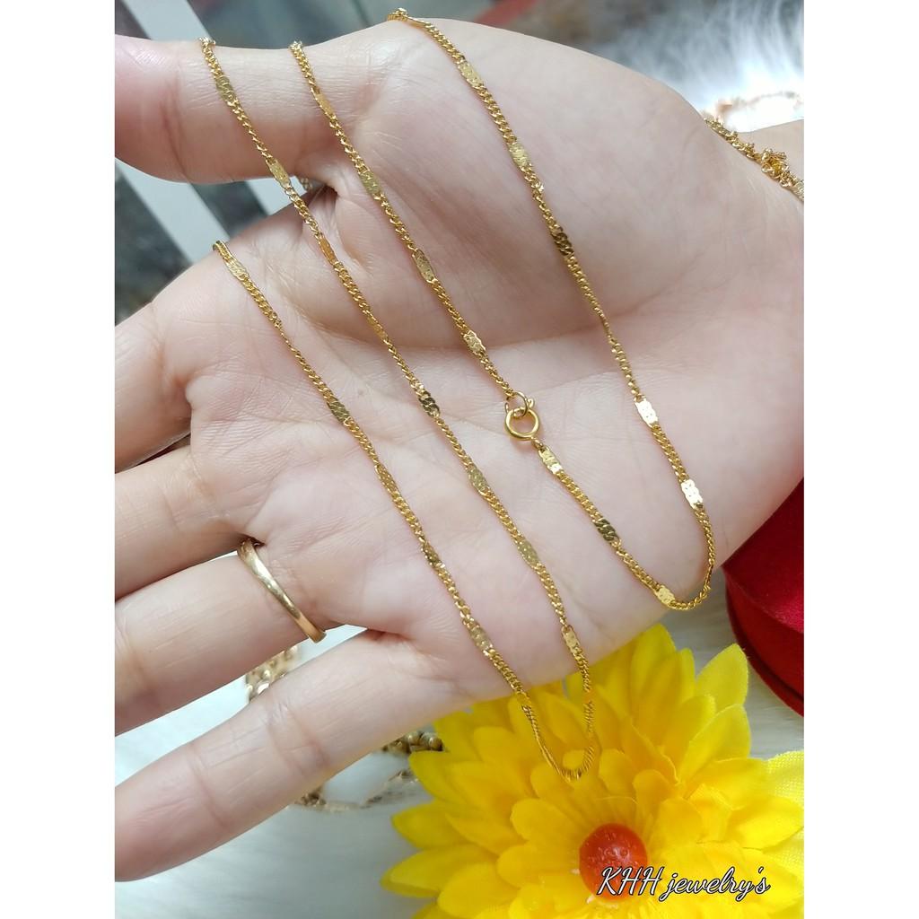 Dây Chuyền Xích Dập Cao Cấp- Hàng chuẩn titanium dùng tắm rửa thoải mái không đen