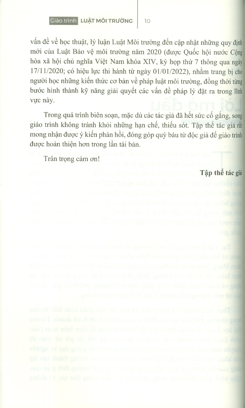 Giáo Trình Luật Môi Trường - ảnh 8