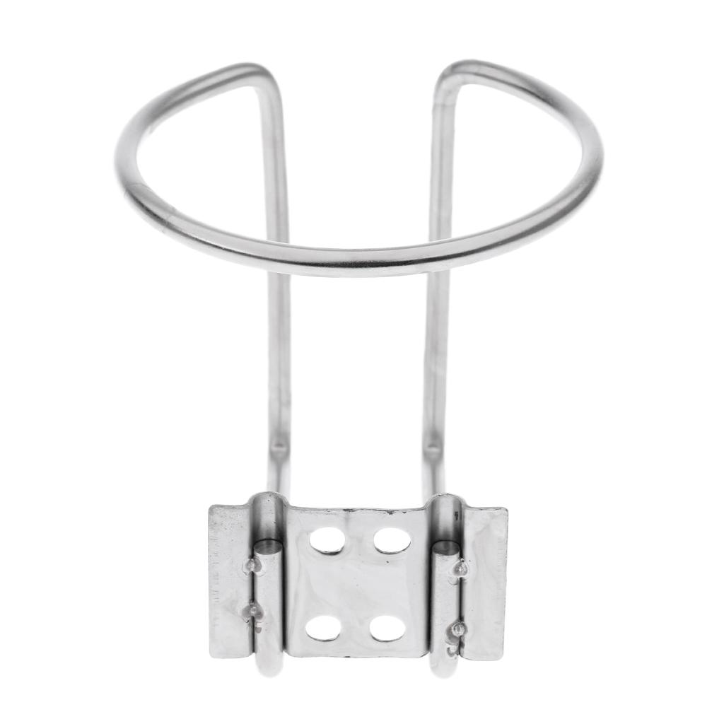 Silver Stainless Steel Boat Ring Cup Drink Holder for Marine Yacht Truck Car