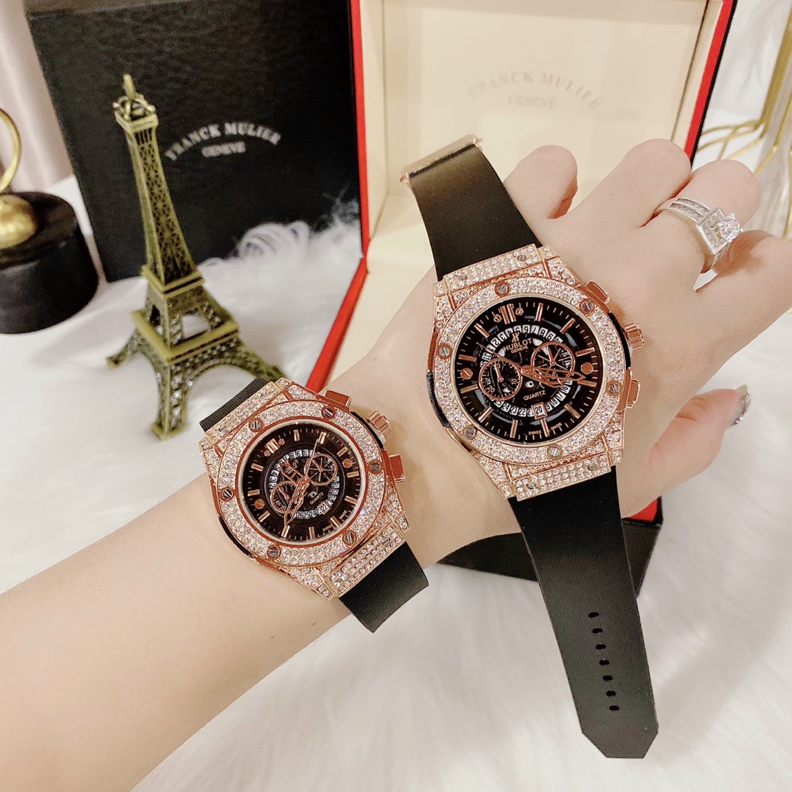 [Hublot đôi - nam nữ] Đồng hồ Hublot nam nữ - đồng hồ cặp đôi hàng đẹp - Cung Cấp Bởi AmandaC Life