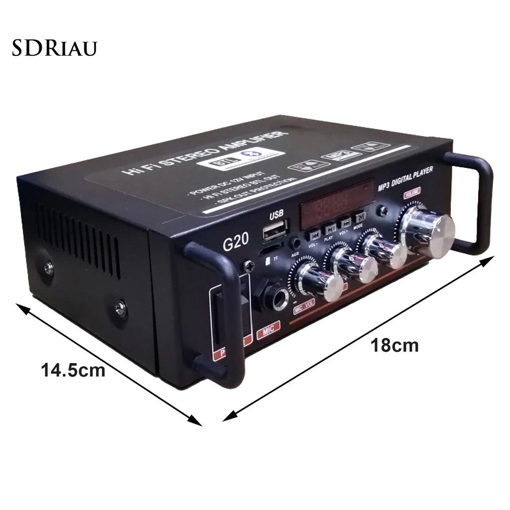 PEMG Wireless Bluetooth-compatible Amplifier Car Wireless Digital Amplifier Remote Control for Car