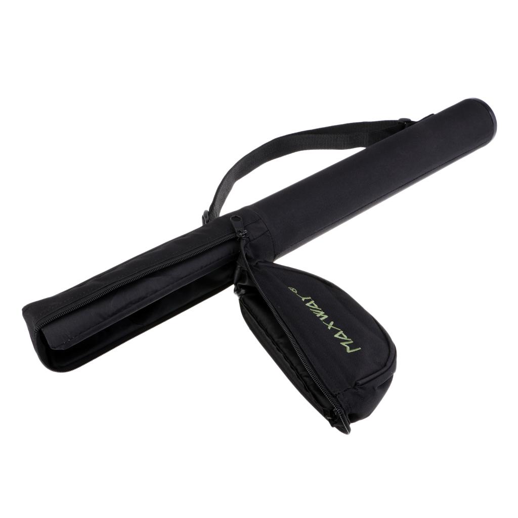 Fly Fishing Rod Tube & Reel Case, Waterproof Spinning Fishing Rod Bag Pouch