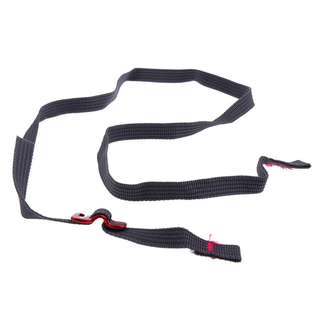 4 Pcs Quick Release Nylon Cord Tie Binding Strap Rope Luggage Bag 1 m
