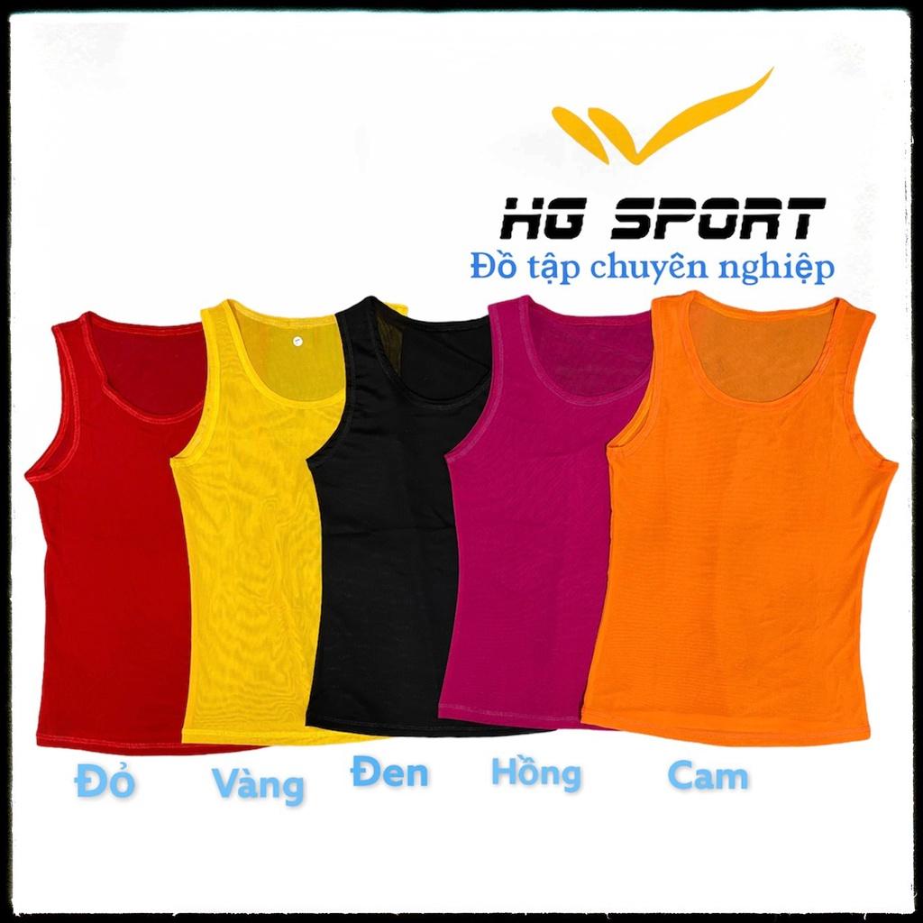 Áo tập Gym, Yoga, Đồ Tập Thể Thao nữ, Áo sát nách lưới dáng ôm Hg Sport ASNL1