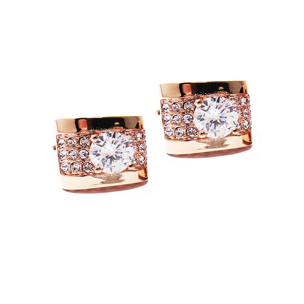Stunning Cufflink Blanks Fashion Rectangle Mens Cuff Links As Described Gold