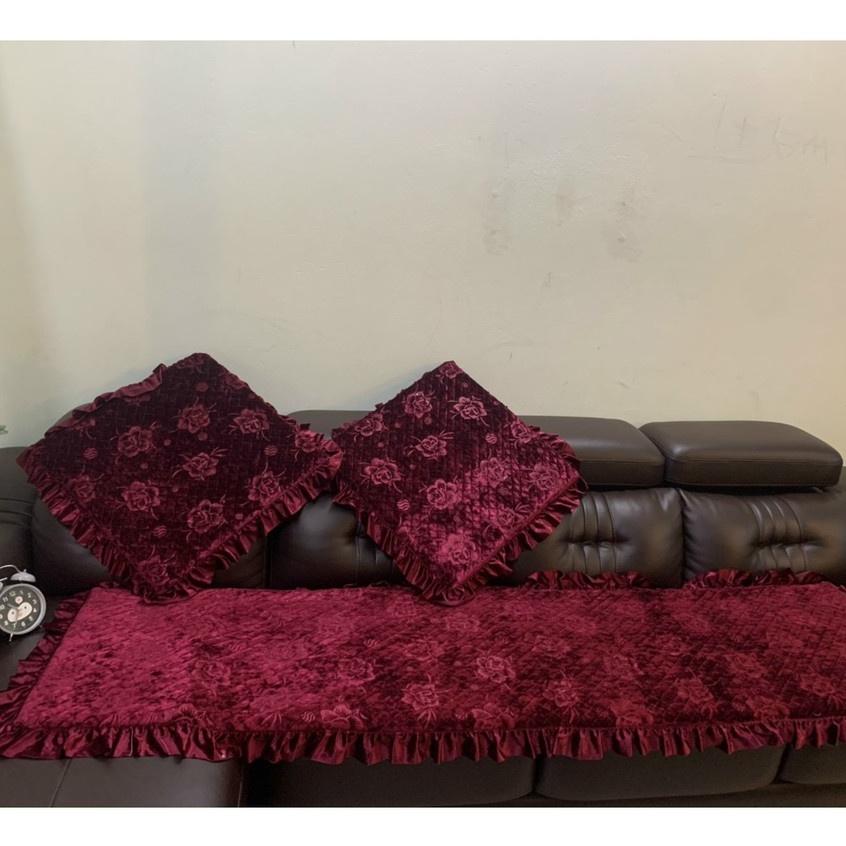 Thảm trải ghế sofa , đệm ghế nhung mịn , thảm trải trên ghế gỗ giá rẻ (ẢNH THẬT