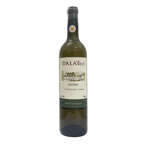 Rượu Vang Trắng Dalatbeco Export 12.5% - 750ml