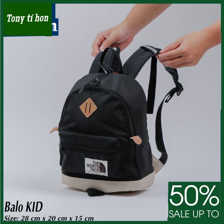 Tony tí hon -  Balo trẻ em THE NF BERKELEY BACKPACK chống thấm phụ liệu xịn - màu cam / vàng / xanh lam / đen / xanh nhạt