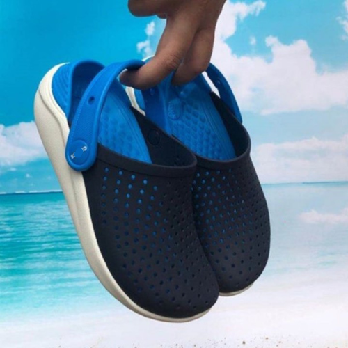 Sục Literide trẻ em êm, mềm, bám sàn cho bé tặng 8 sticker MÀU NAVY BLU