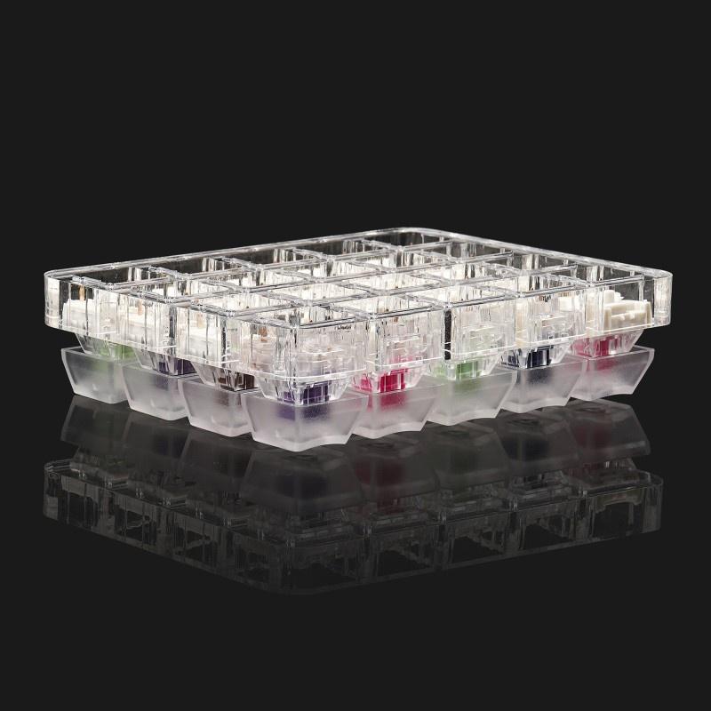 HSV 20 Key Caps Translucent Keycaps Testing Tool Kailh Box Switches Keyboard Tester Kit Clear Keycaps Sampler PCB Mechanical Keyboard