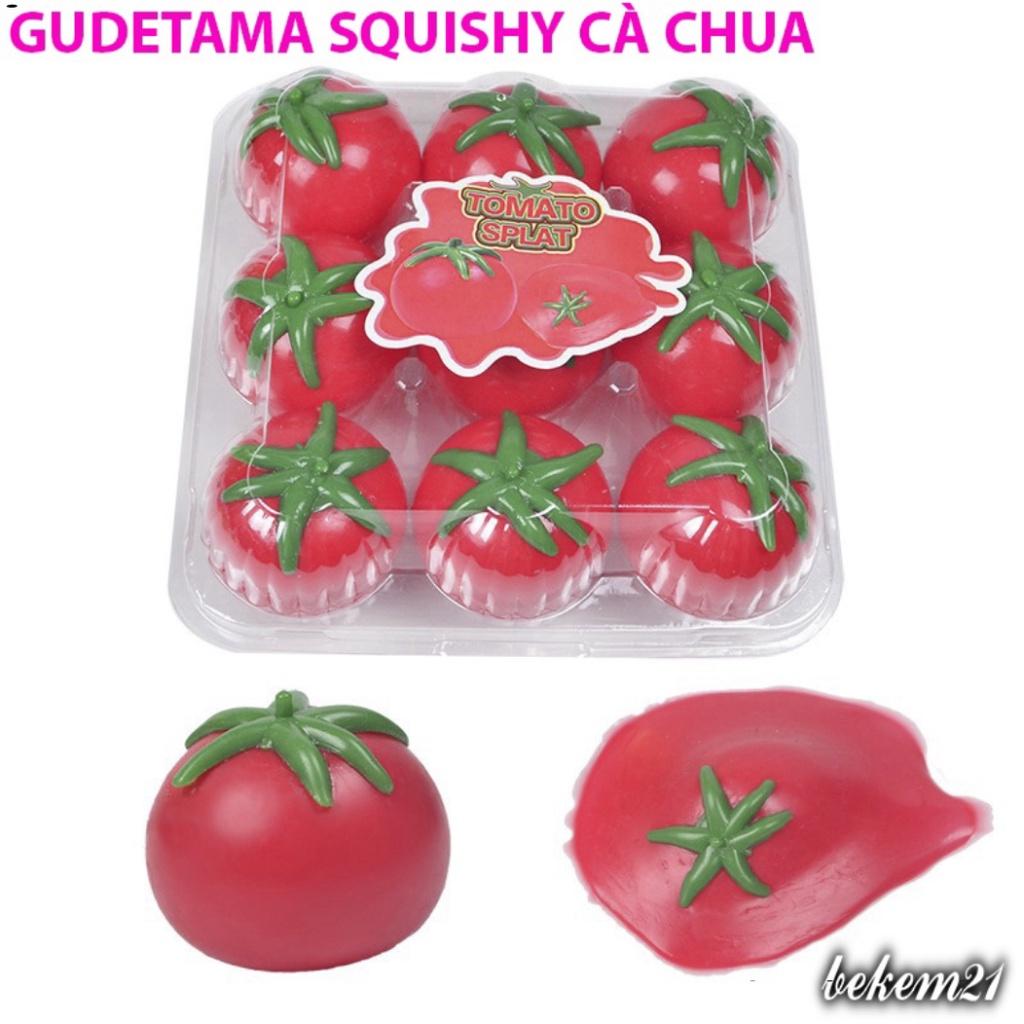 Quả Cà Chua Đỏ Squishy Gudetama đáng yêu mochi slime bóp xả stress giải tỏa căng thẳng