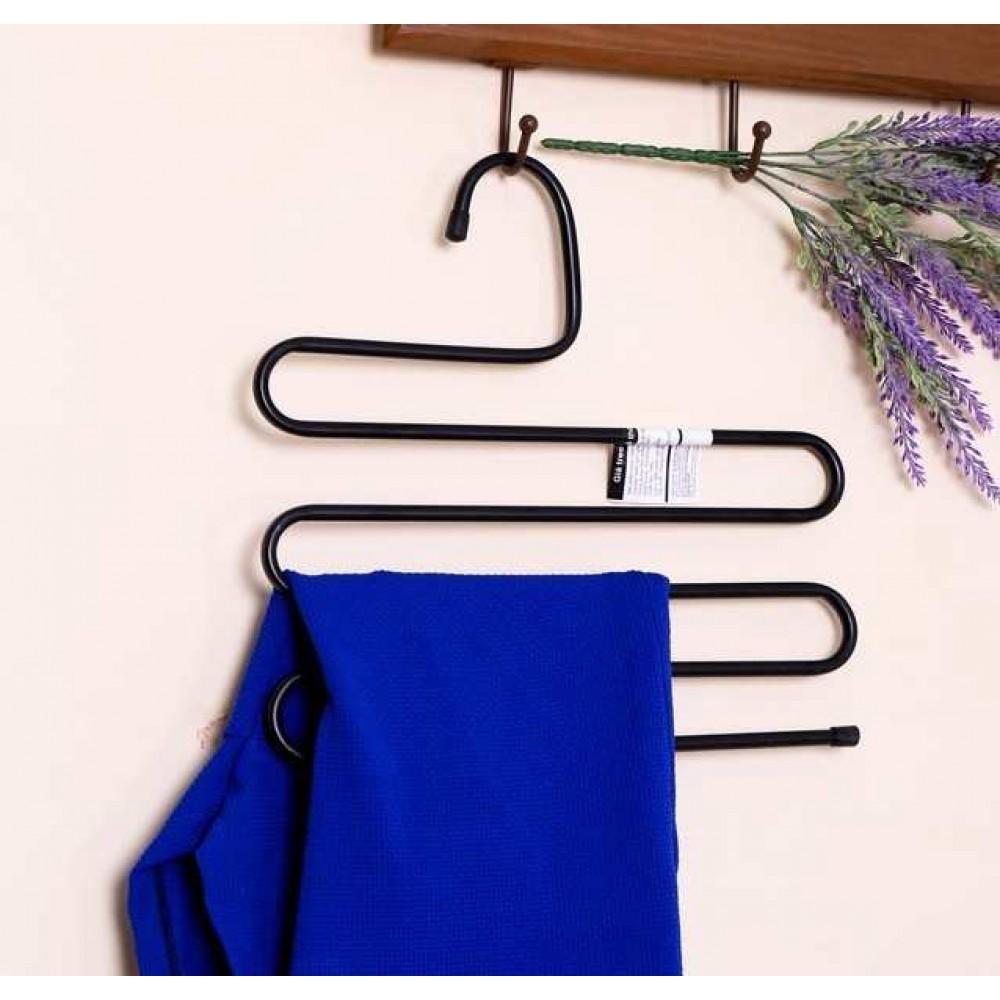 MÓC SẮT 5 TẦNG BỌC SƠN TĨNH ĐIỆN CHỐNG GỈ ĐA NĂNG TREO VẮT QUẦN ÁO ,CÀ VẠT , KHĂN TẤT ..