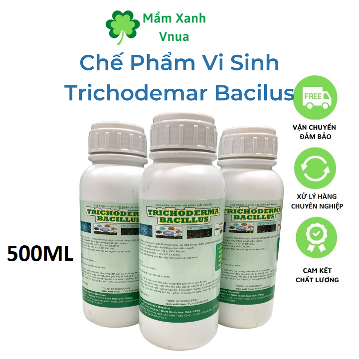 Chế phẩm Trichoderma Bacillus - Chai 500ml