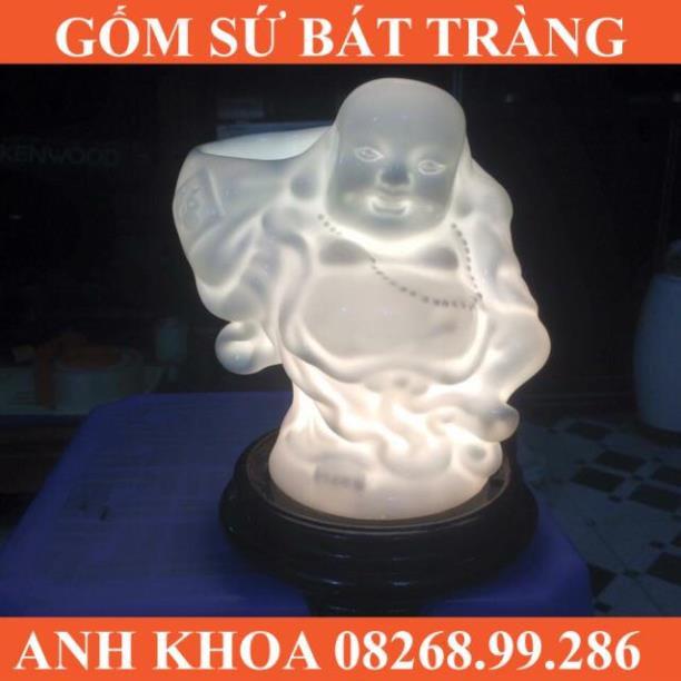 Đèn xông tinh dầu Phật Di Lạc - Gốm sứ Bát Tràng Anh Khoa