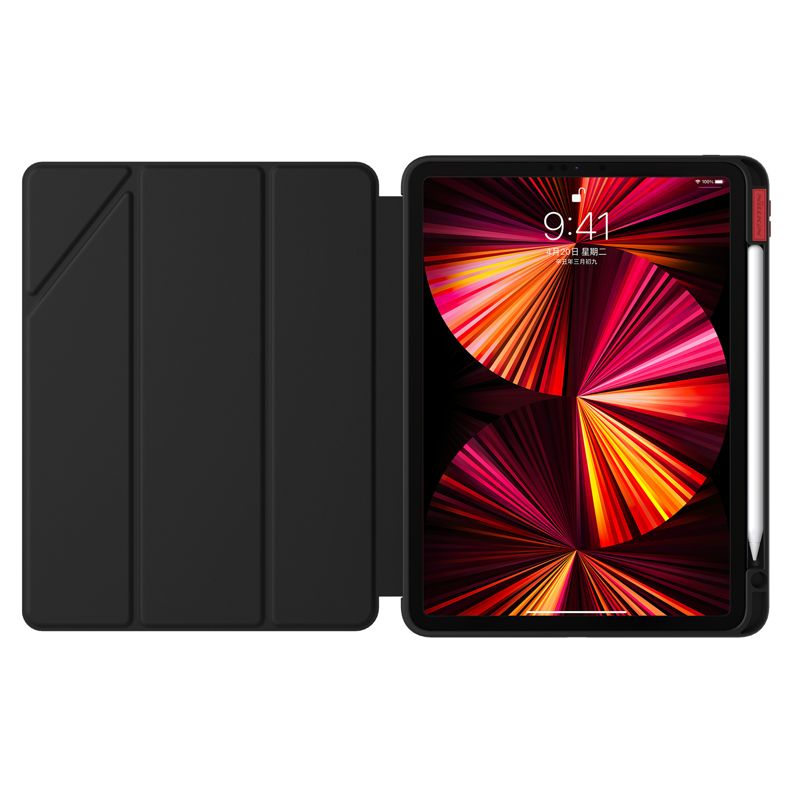 Bao da cho iPad Pro 11 inch 2022 Nillkin Bevel Leather Case - Hàng Chính Hãng