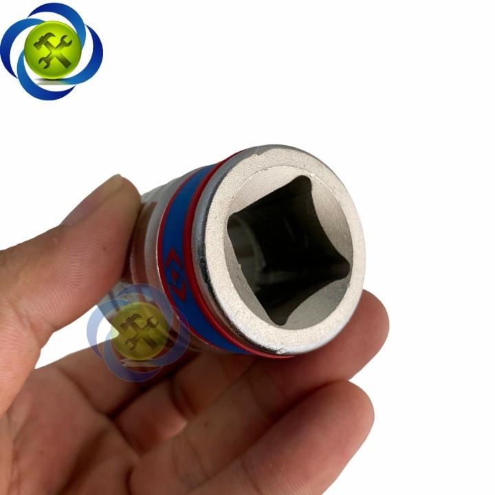 Tuýp 27mm loại 3/4 Kingtony 633027M ngắn 12 cạnh màu trắng